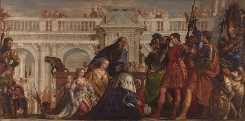 Paolo Veronese, 1528 - 1588 The Family of Darius before Alexander 1565-7 Oil on canvas, 236.2 x 474.9 cm Bought, 1857 NG294 http://www.nationalgallery.org.uk/paintings/NG294